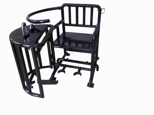 ZAS-T-08型加固铁质审讯椅