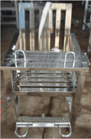 ZAS-B-07型方管不锈钢审讯椅