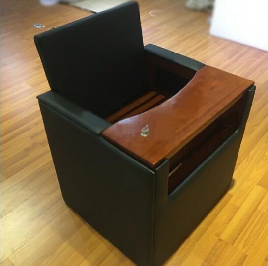 ZAS-M-R7型软包木质审讯椅