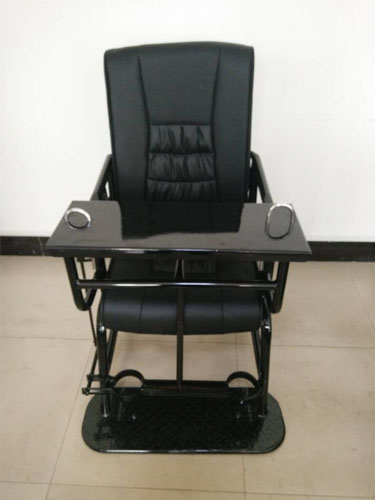 ZAS-R-T5型铁质软包审讯椅