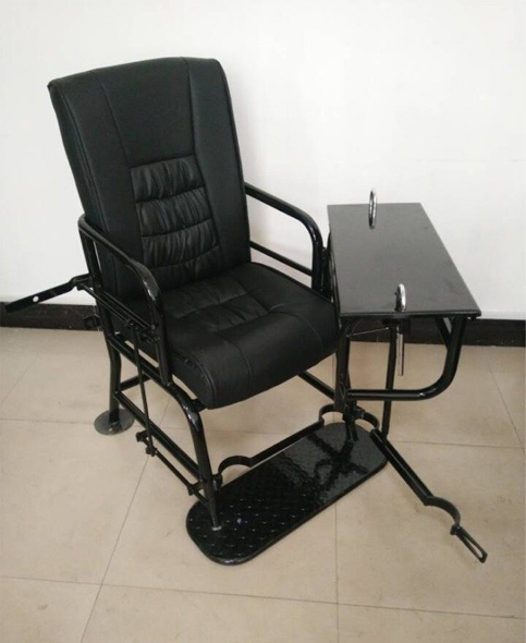ZAS-R-T3型铁质软包审讯椅